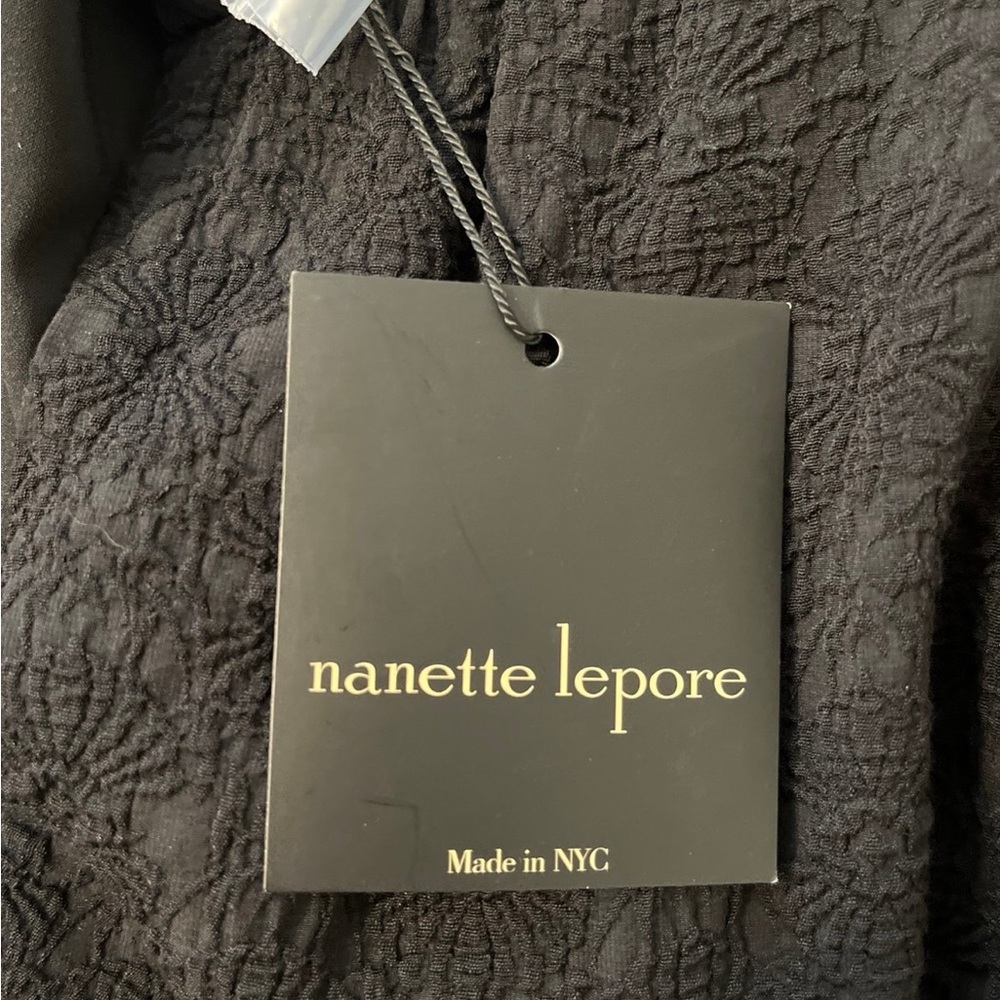 Nanette Lepore Divine Dress New NWT Jacquard 8 Long Sleeves - Picture 8 of 8